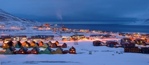 Svalbard, during winter, when it experiences very little sunlight, Image source: npmarathon.com